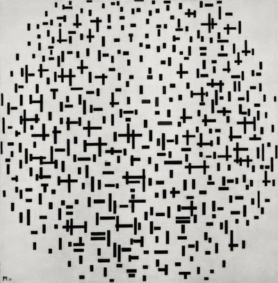 Composizione in linea da Piet Mondrian
