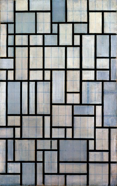 Composizione con griglia 2, 1915 da Piet Mondrian