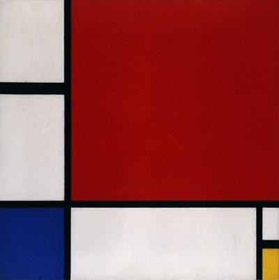 Composizione con rosso, blu e giallo da Piet Mondrian