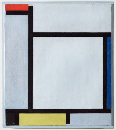 Composizione con rosso, blu, nero, giallo e grigio da Piet Mondrian