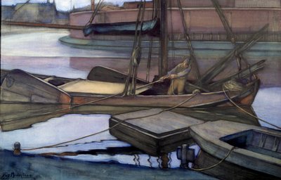 Partenza per la pesca (Zuidersee) 1900 da Piet Mondrian