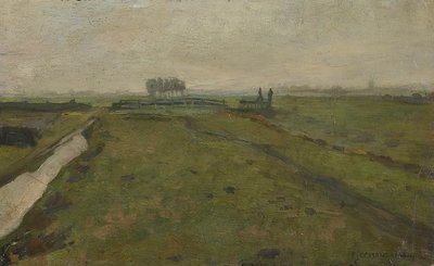 Paesaggio vicino ad Amsterdam, c. 1902 da Piet Mondrian