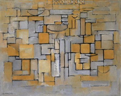 Pittura No. II Composizione No. XV Composizione 4, 1913 da Piet Mondrian