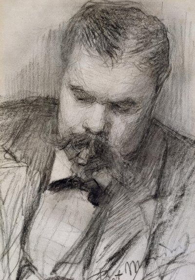 Ritratto di Frits Mondrian, 1898 da Piet Mondrian