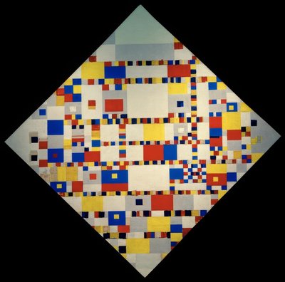 Victory Boogie Woogie da Piet Mondrian