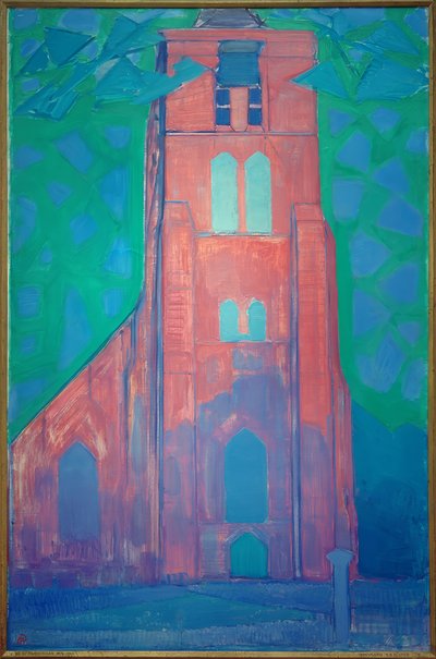 Campanile della Zelanda (Campanile di Domburg) da Piet Mondrian