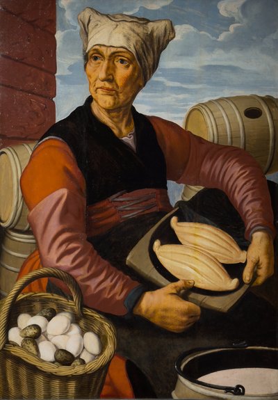 La moglie di un contadino olandese, 1550 circa (olio su tavola) da Pieter (1507/08 75) Aertsen