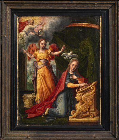Annunciazione (recto): dettaglio, c.1530 da Pieter Aertsen