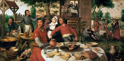 Festa di villaggio da Pieter Aertsen