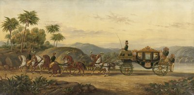 La carrozza di Mangkoe Nagoro IV da Pieter Alardus Haaxman