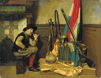 Il soldato che fuma da Pieter Alardus Haaxman