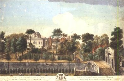 Casa e giardino di Chiswick da Pieter Andreas Rysbrack
