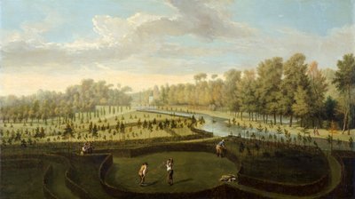 I giardini di Chiswick House da ovest da Pieter Andreas Rysbrack