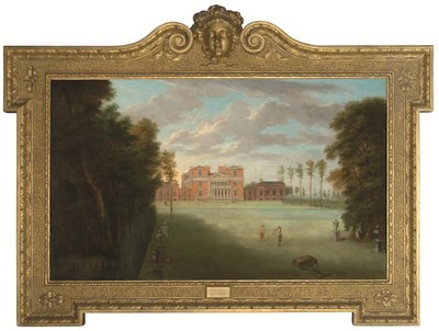 Veduta di Tottenham Park, Wiltshire (olio su tela) da Pieter Andreas Rysbrack