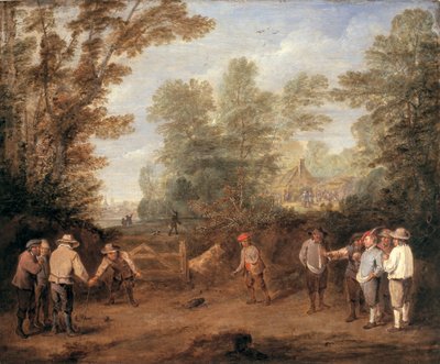Una partita di bocce da Pieter Angillis