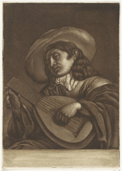 Suonatore di liuto da Pieter Anthony Wakkerdak
