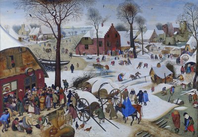 Il censimento a Betlemme da Pieter Breughel the Younger