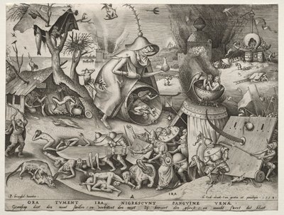 I sette peccati capitali: Ira da Pieter Bruegel the Elder