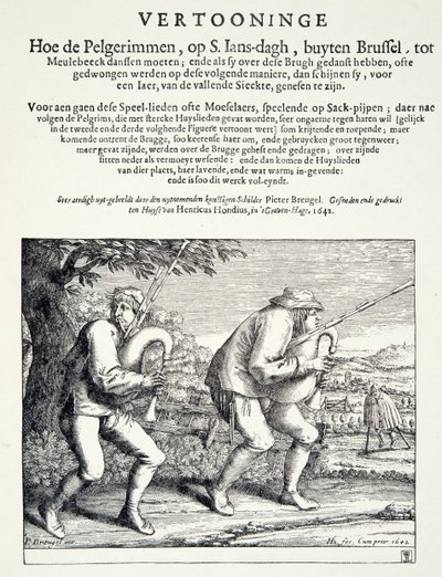 I Suonatori di Cornamusa, c.1642 da Pieter Bruegel the Elder
