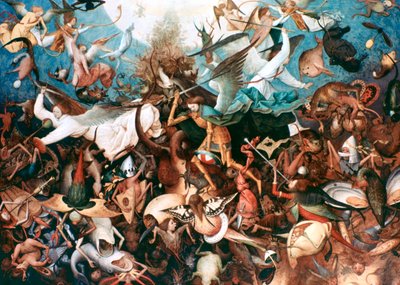 La caduta degli angeli ribelli, 1562 da Pieter Bruegel the Elder