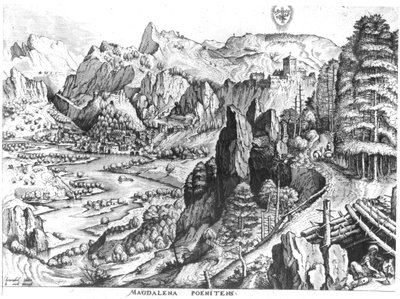 La Maddalena penitente, incisa da Hieronymus Bosch (c.1510-70) c. 1555-57 da Pieter Bruegel the Elder