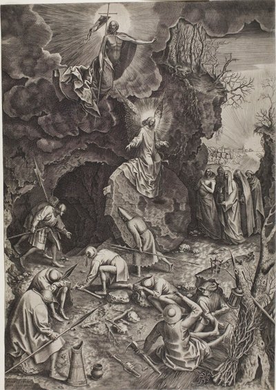 La resurrezione da Pieter Bruegel the Elder