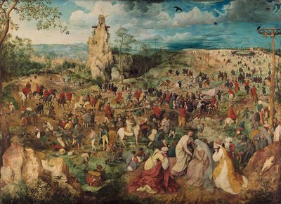 Tedesco: Kreuztragung Christi La processione al Calvario da Pieter Brueghel the Elder