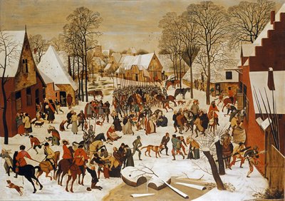 Scena invernale con il massacro degli innocenti da Pieter Brueghel the Younger