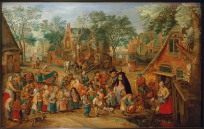 Il gioco della sposa di Pentecoste da Pieter Brueghel the Younger