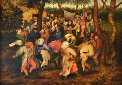 Olandese: Danza nuziale contadina da Pieter Brueghel the Younger