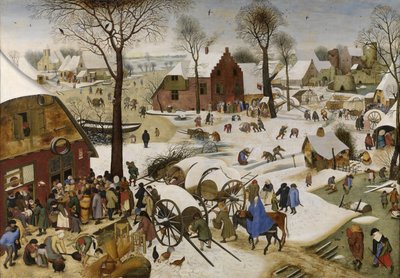 Il censimento a Betlemme, prima terza del XVII secolo da Pieter Brueghel the Younger