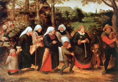 La processione della sposa, c1584-1638 da Pieter Brueghel the Younger