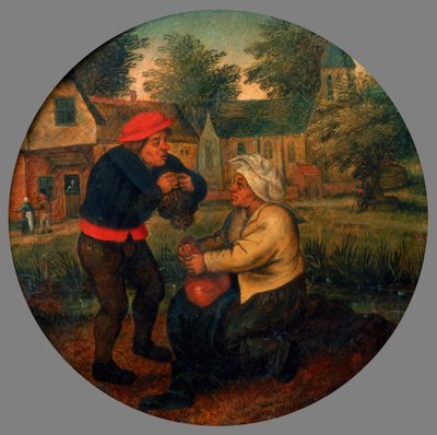 Proverbio fiammingo non identificato da Pieter Brueghel the Younger