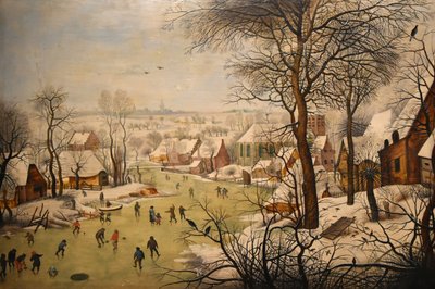 Paesaggio invernale con trappola per uccelli da Pieter Brueghel the Younger