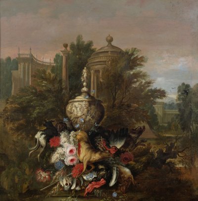 Selvaggina Morta e Fiori da Pieter Casteels