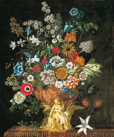 Novembre, dai Dodici Mesi di Fiori, un calendario floreale di nature morte da Pieter Casteels