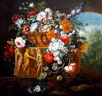Rose, peonie, margherite e altri fiori da Pieter Casteels