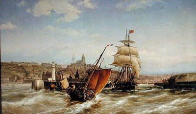 Porto di Boulogne da Pieter Christiaan Cornelis Dommelshuizen