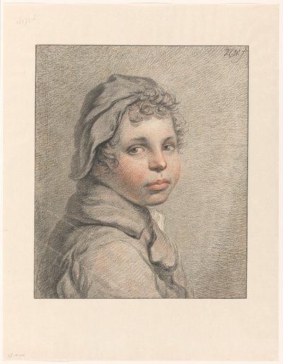 Studio della testa di un ragazzo da Pieter Christoffel Wonder (signed by artist)