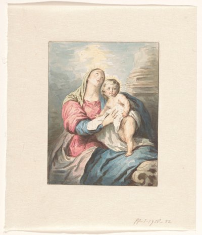 Madonna con bambino da Pieter Christoffel Wonder