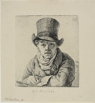 Autoritratto da Pieter Christoffel Wonder