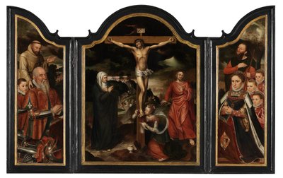 Cristo sulla Croce con la Vergine, San Giovanni e Maria Maddalena da Pieter Claeissens
