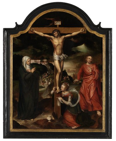 Cristo sulla croce con la Vergine, San Giovanni e Maria Maddalena da Pieter Claeissens