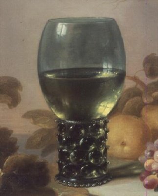 Natura Morta con Calice di Vetro (dettaglio) da Pieter Claesz
