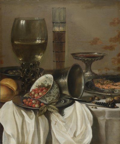 Natura morta con bicchieri da Pieter Claesz