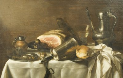 Natura Morta con Prosciutto da Pieter Claesz