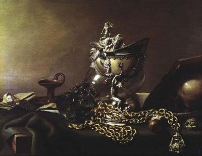 Natura morta con un Nautilus da Pieter Claesz