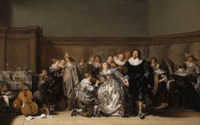 Una compagnia elegante, 1632 da Pieter Codde