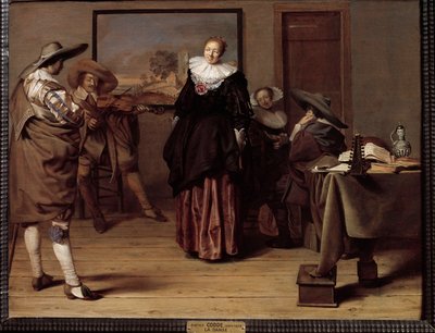 La lezione di danza da Pieter Codde