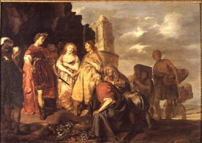 La continenza di Scipione, generale romano (237-183 a.C.) da Pieter Codde